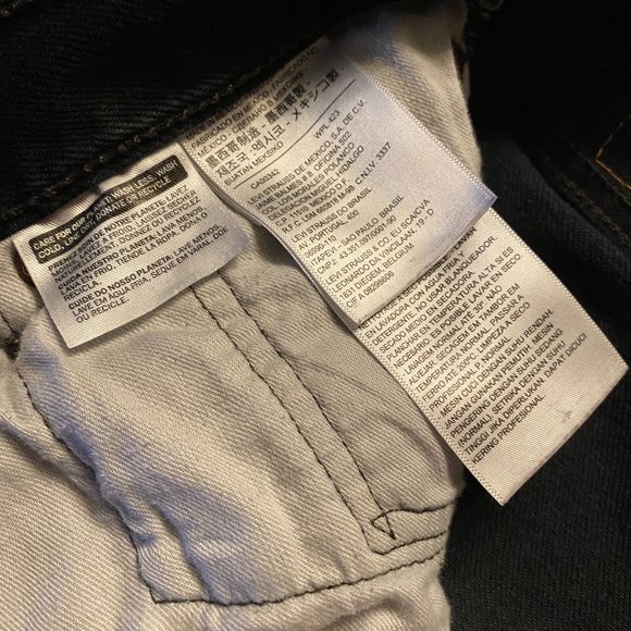 NWOT Levi’s 501 ORIGINAL FIT MEN'S JEANS BLACK SIZE W36 L30 - Picture 6 of 7